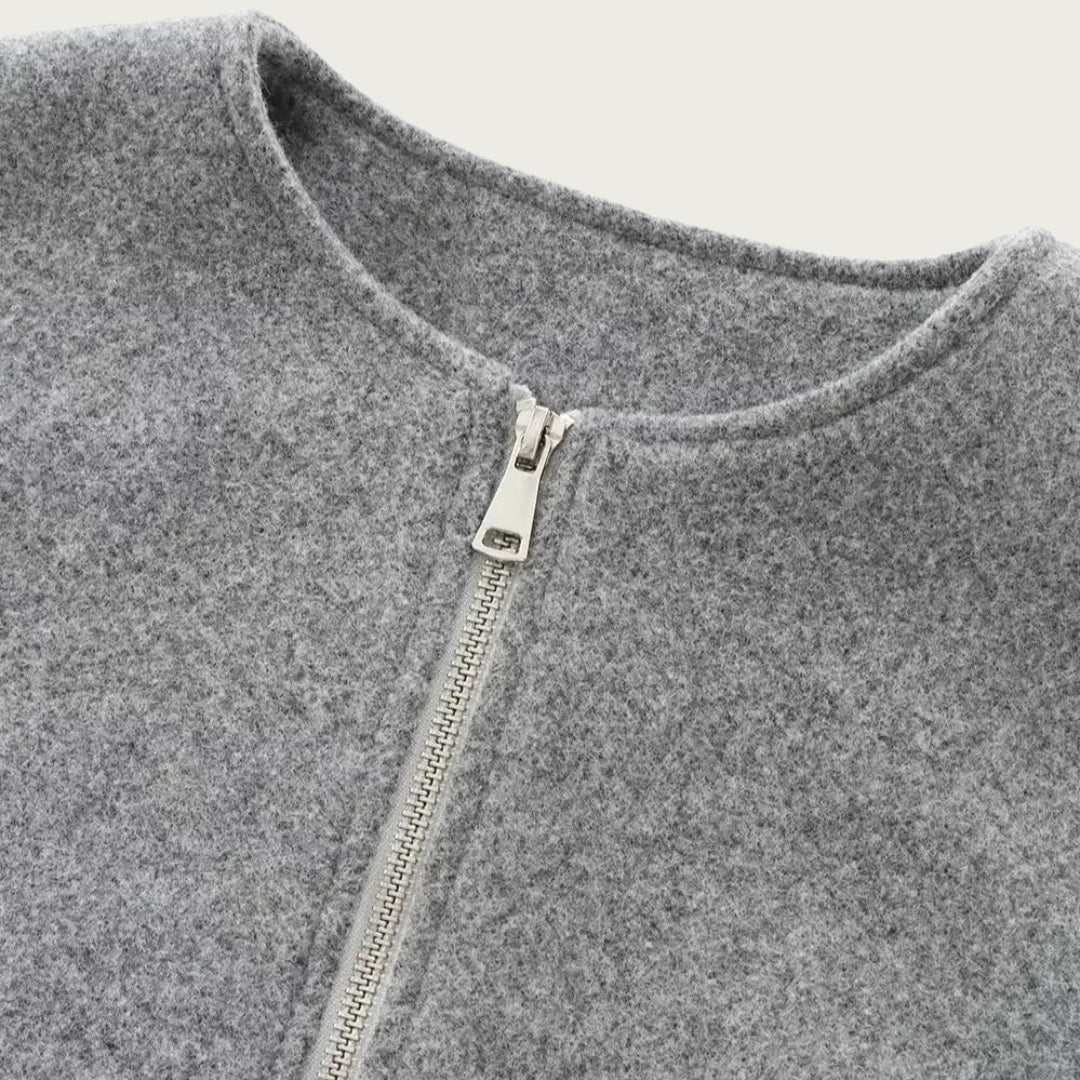Kort Damesjasje Met Ronde Hals | Casual