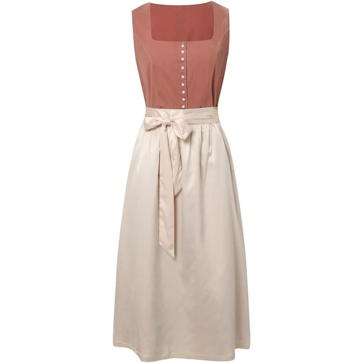 Traditionele Jurk Met Lange Mouwen | Midi