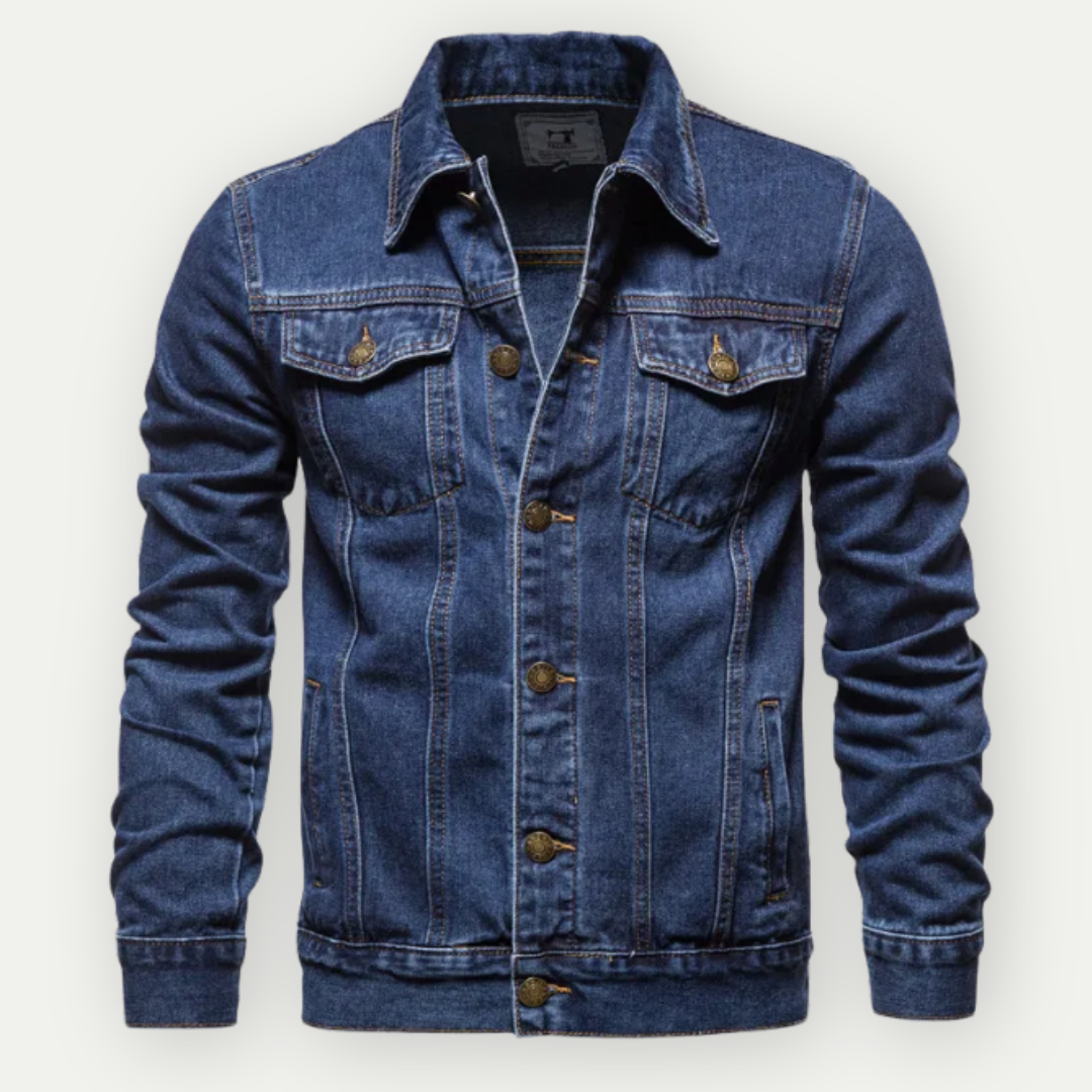 Klassieke Denim Jasje Voor Heren | Zakken
