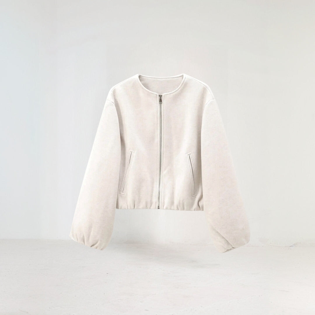 Kort Damesjasje Met Ronde Hals | Casual