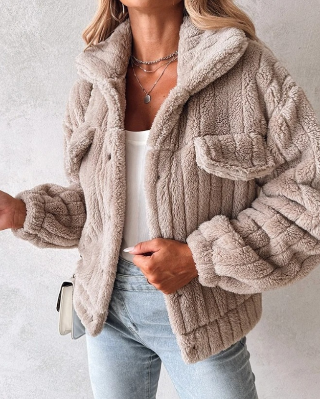 Gestructureerd Teddyjack | Kort