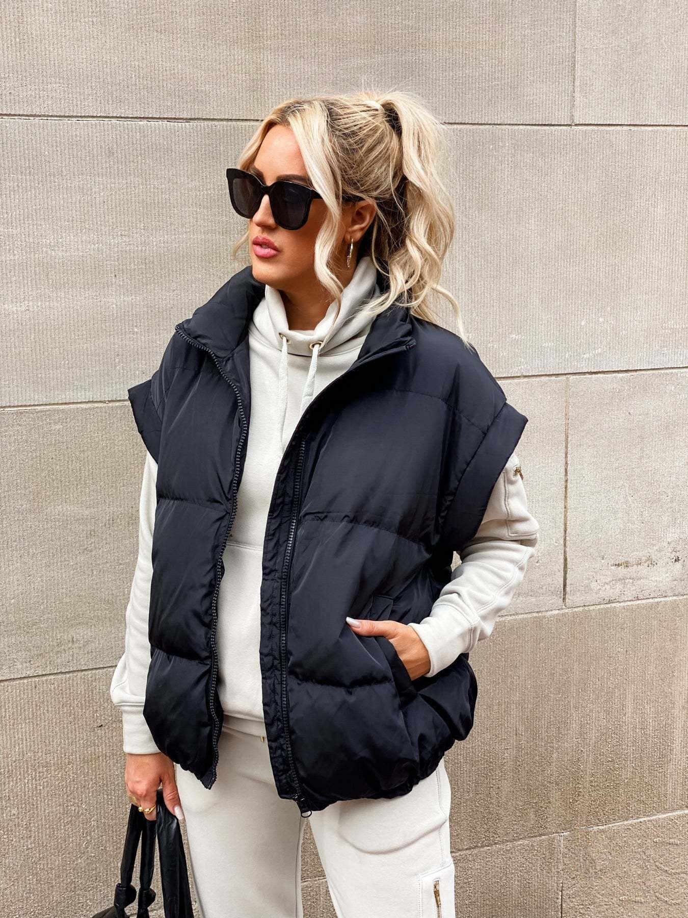 Trendy Gewatteerd Vest | Mouwloos