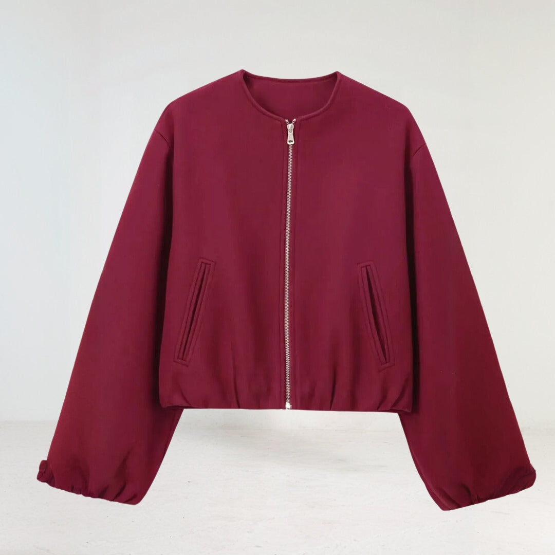 Kort Damesjasje Met Ronde Hals | Casual
