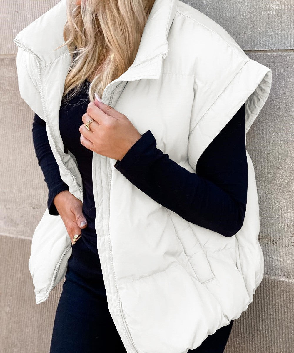 Trendy Gewatteerd Vest | Mouwloos