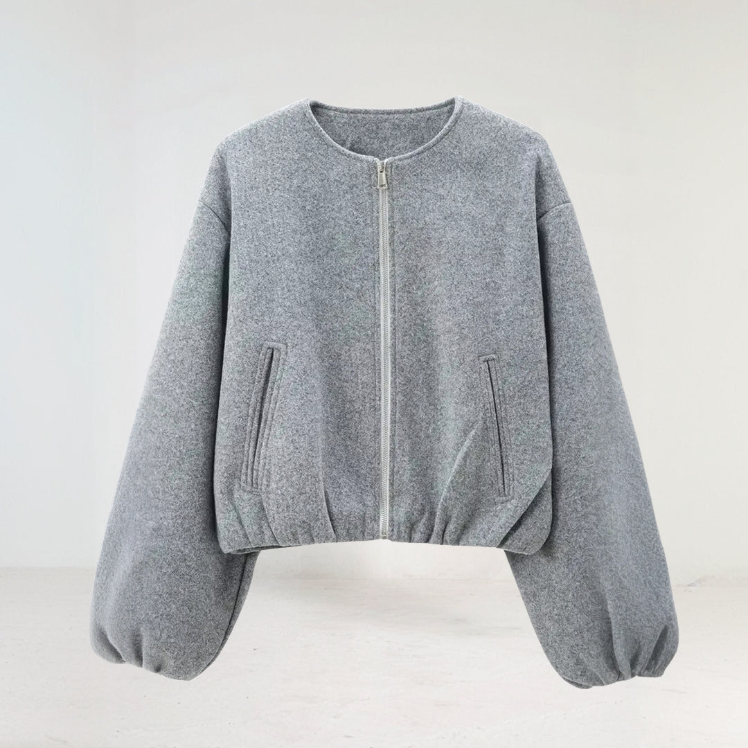 Kort Damesjasje Met Ronde Hals | Casual