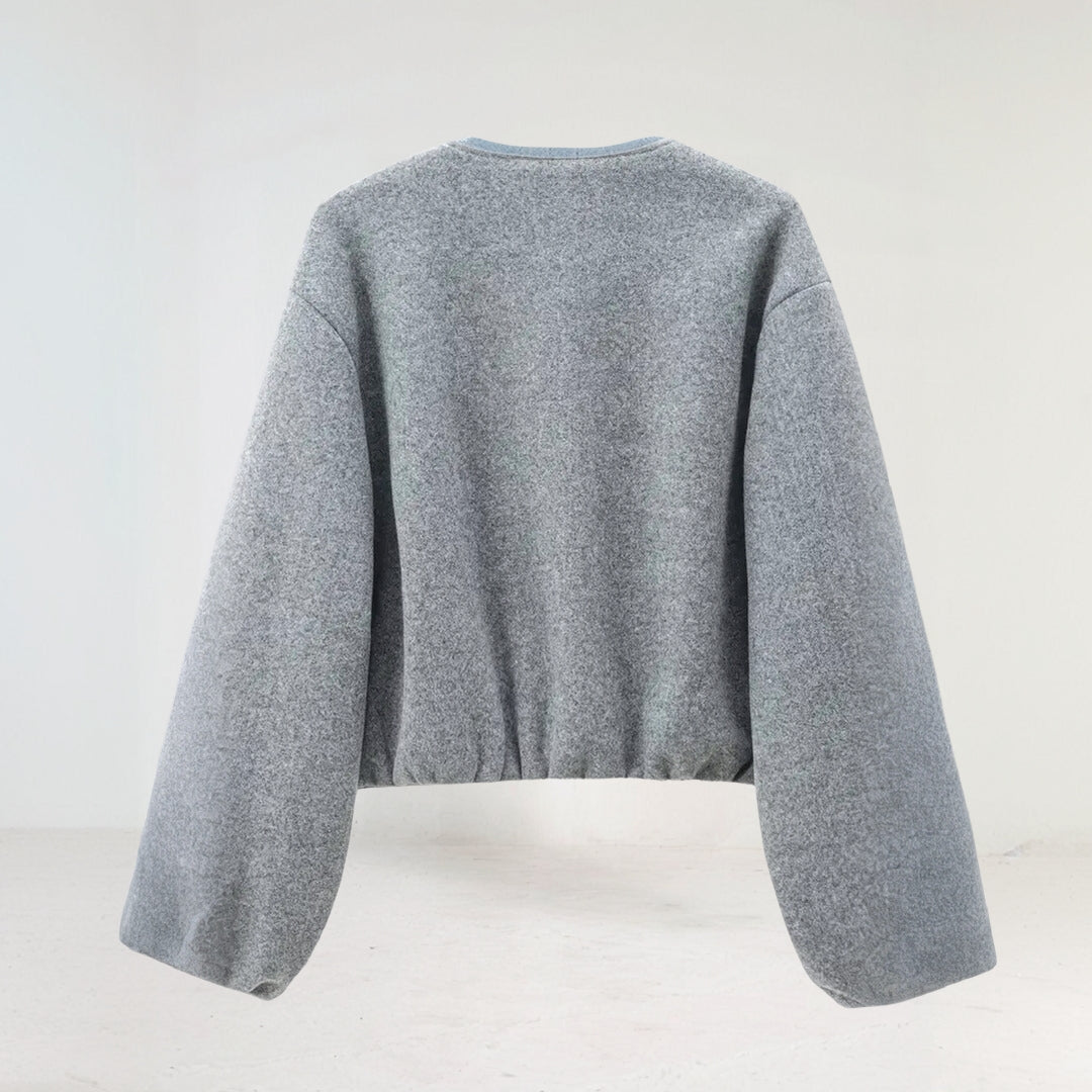 Kort Damesjasje Met Ronde Hals | Casual