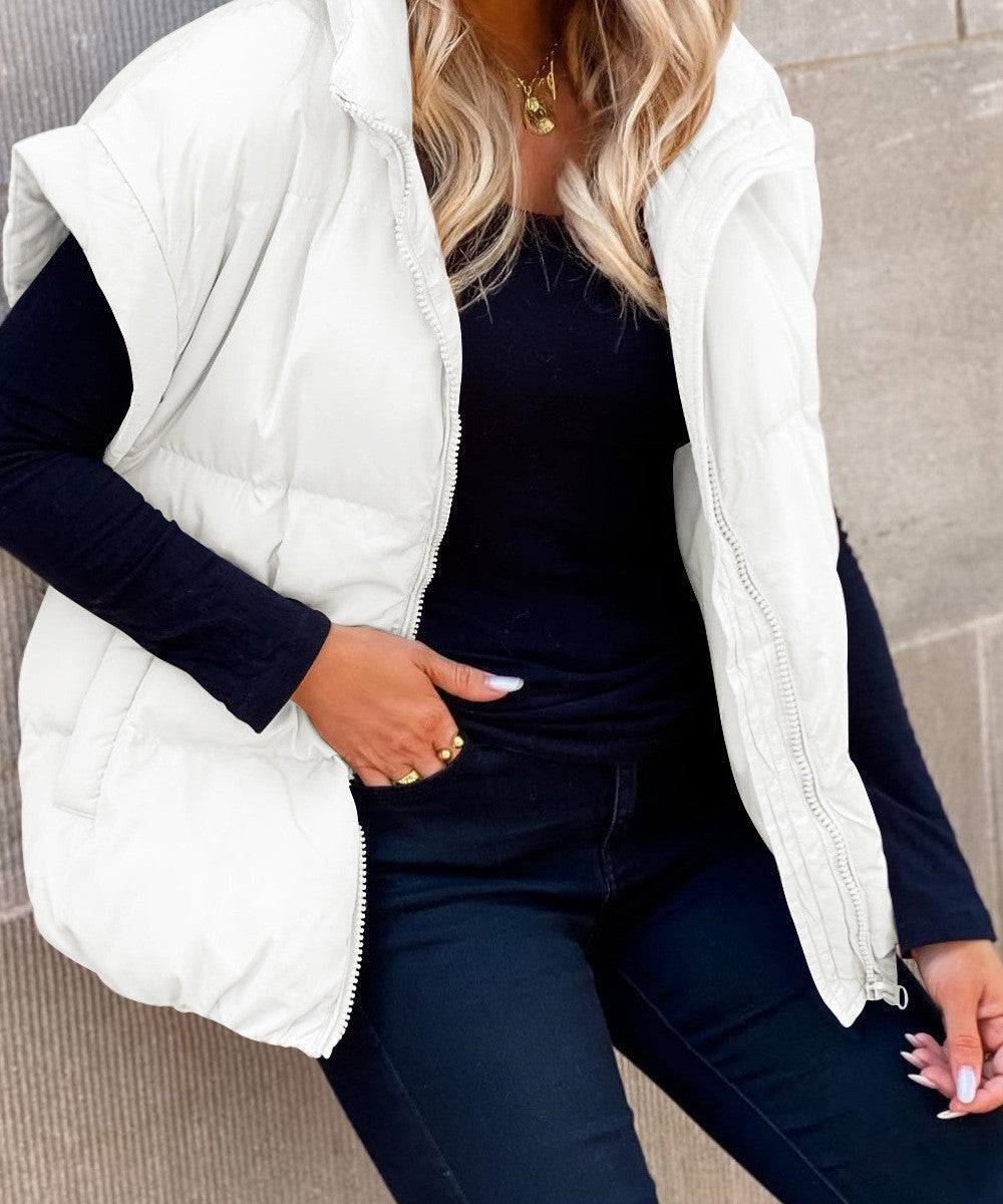 Trendy Gewatteerd Vest | Mouwloos