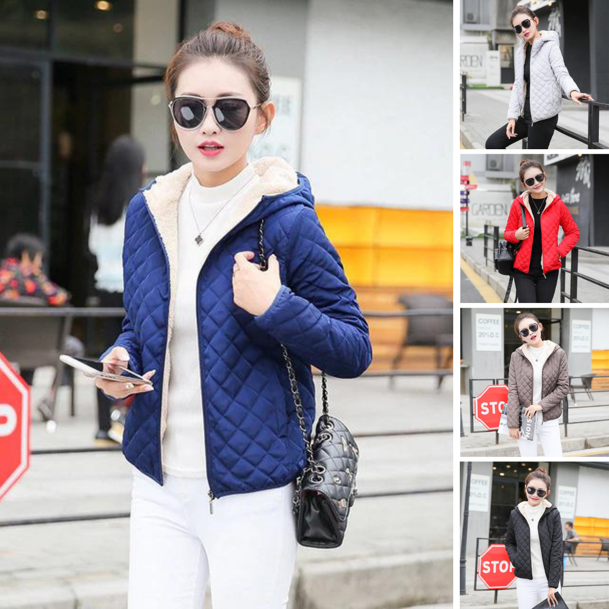 Stijlvolle Gewatteerde Jas Met Capuchon | Winter