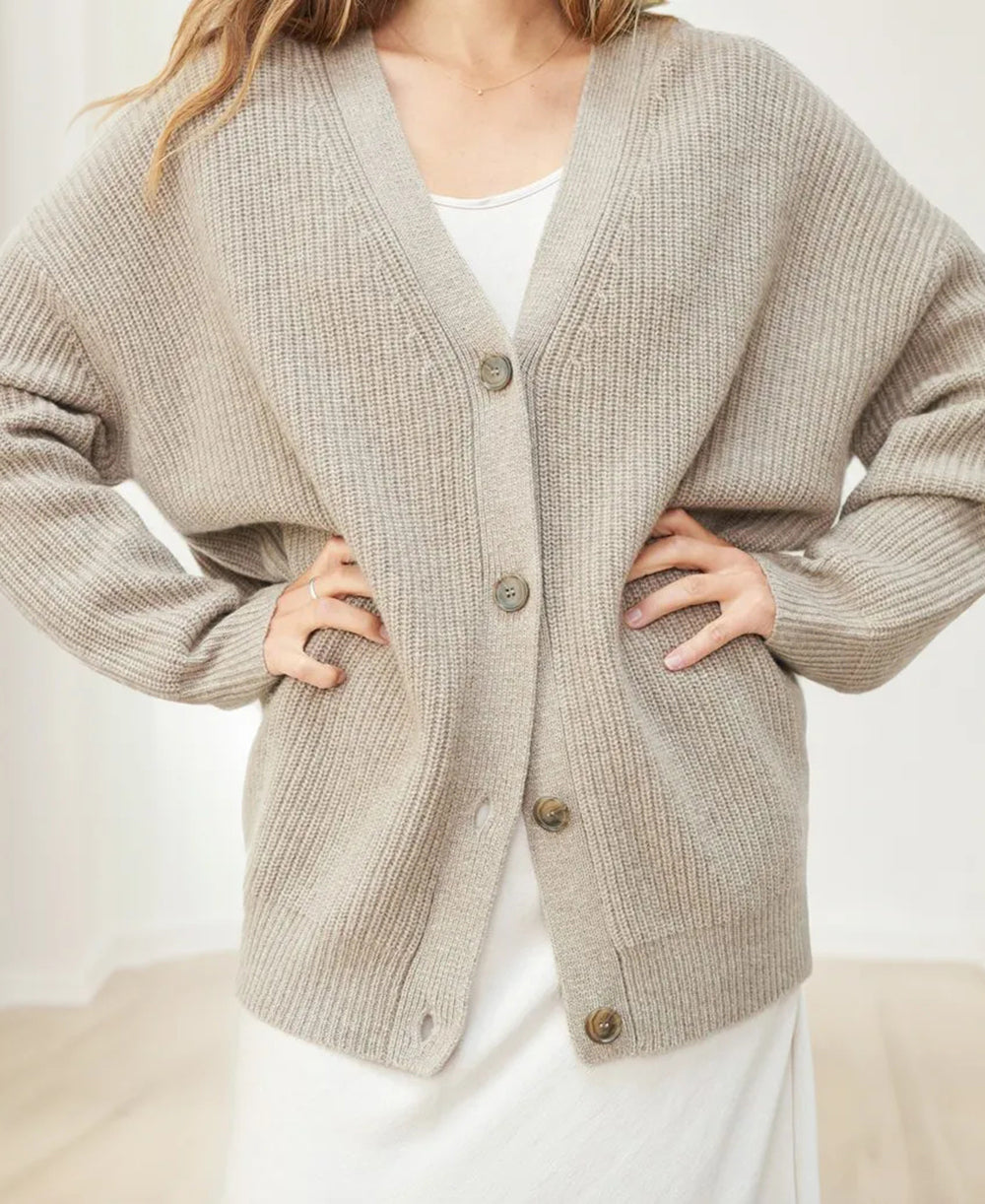 Stijlvol Vest Met V-hals | Oversized