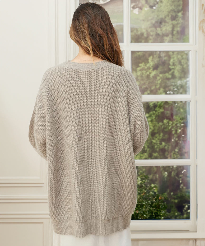 Stijlvol Vest Met V-hals | Oversized