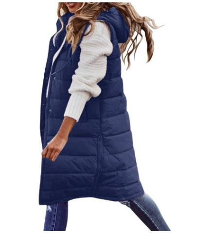 Lang Gewatteerd Vest | Warm