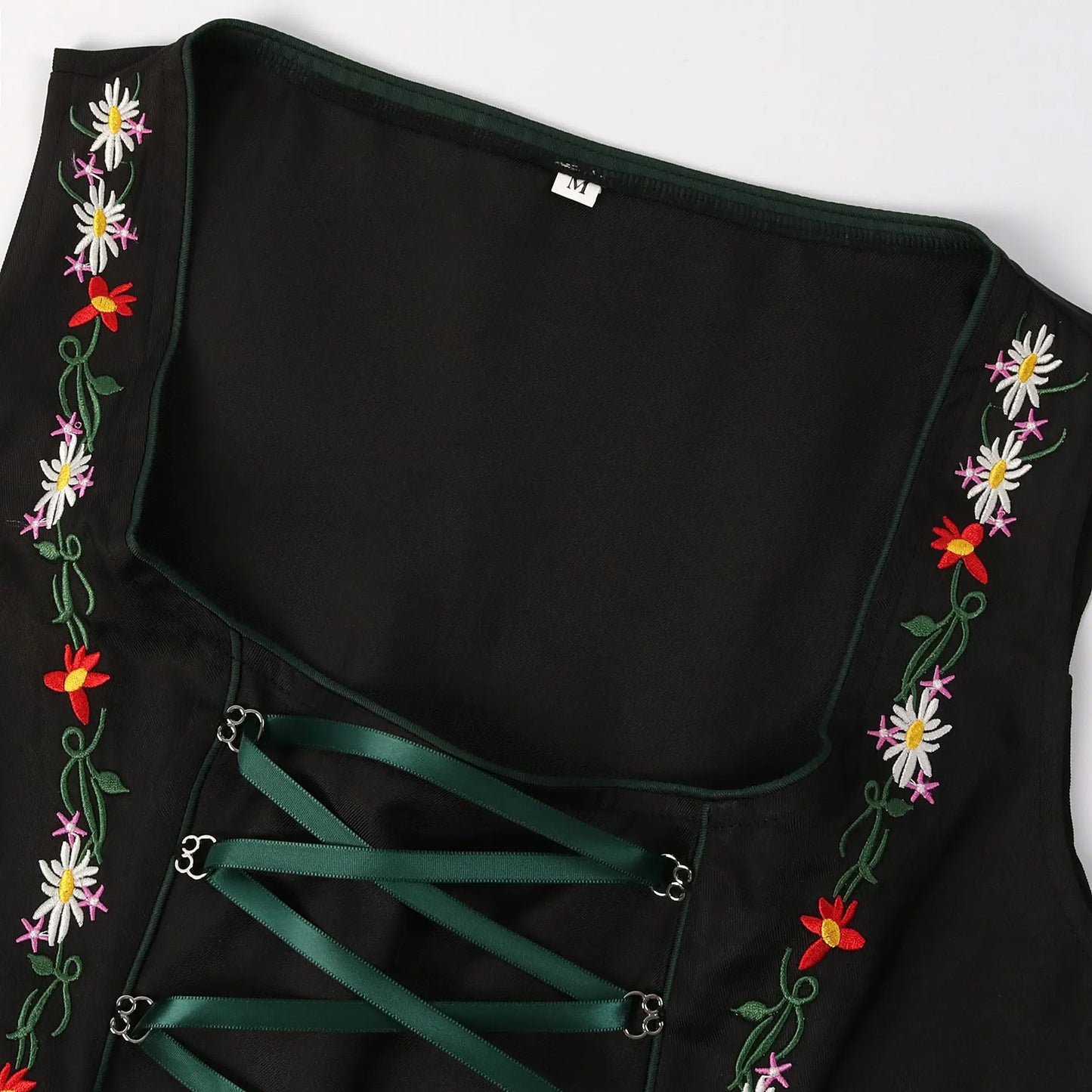 Traditionele Groene En Zwarte Oktoberfest Dirndl