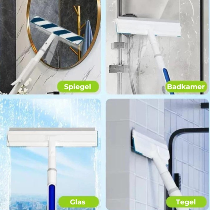 CleanWindow - 3-in-1 Ramenwisser - Voor maximaal schone ramen