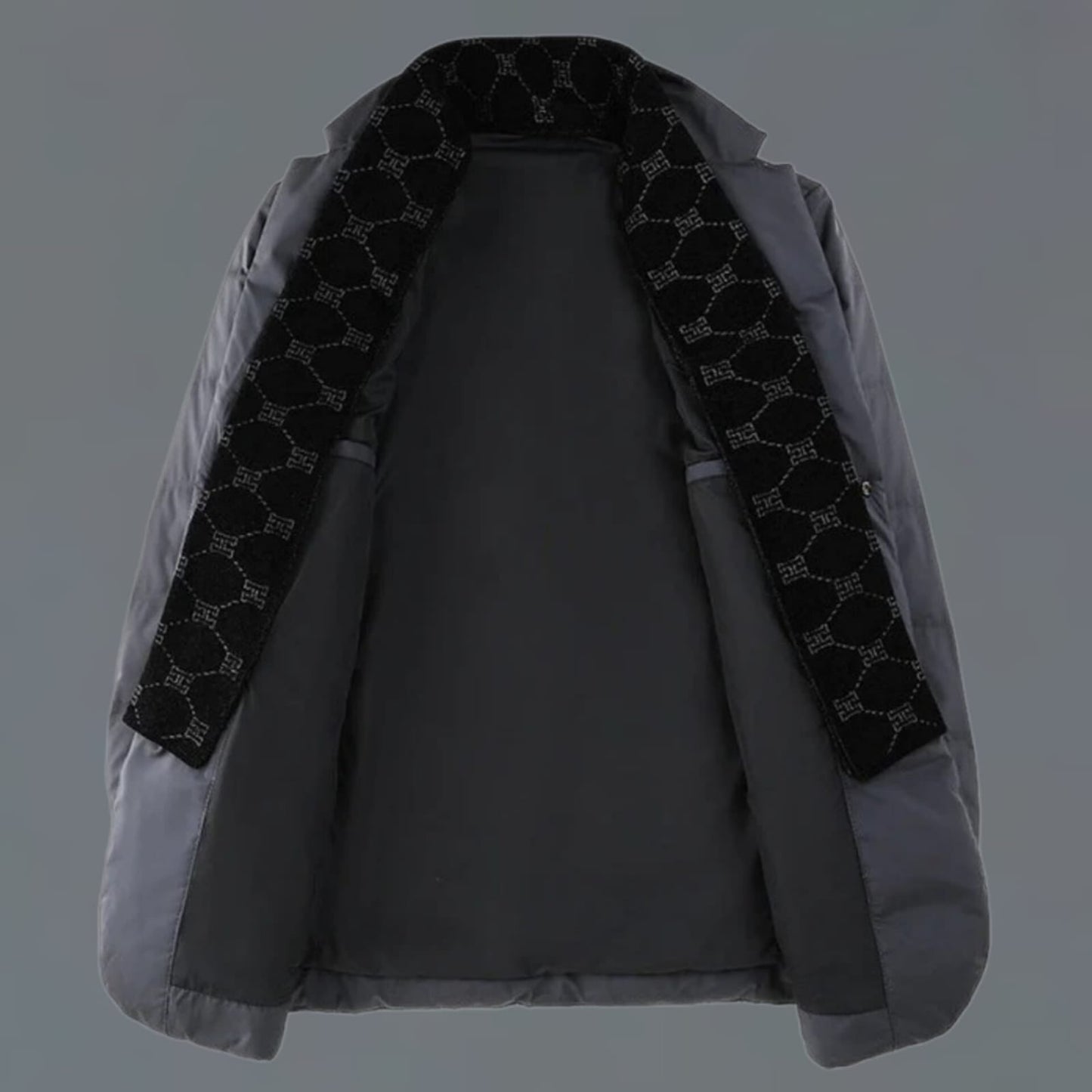 Stijlvolle Heren Donsjas Met Knoopsluiting | Winter