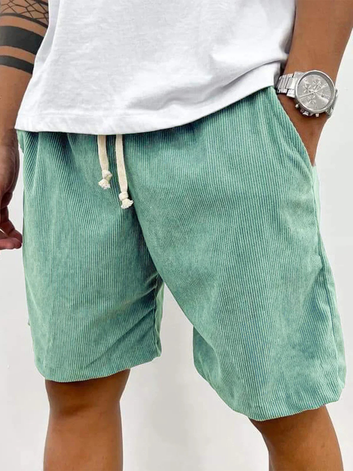 Casual Corduroy Shorts Voor Mannen | Zomer