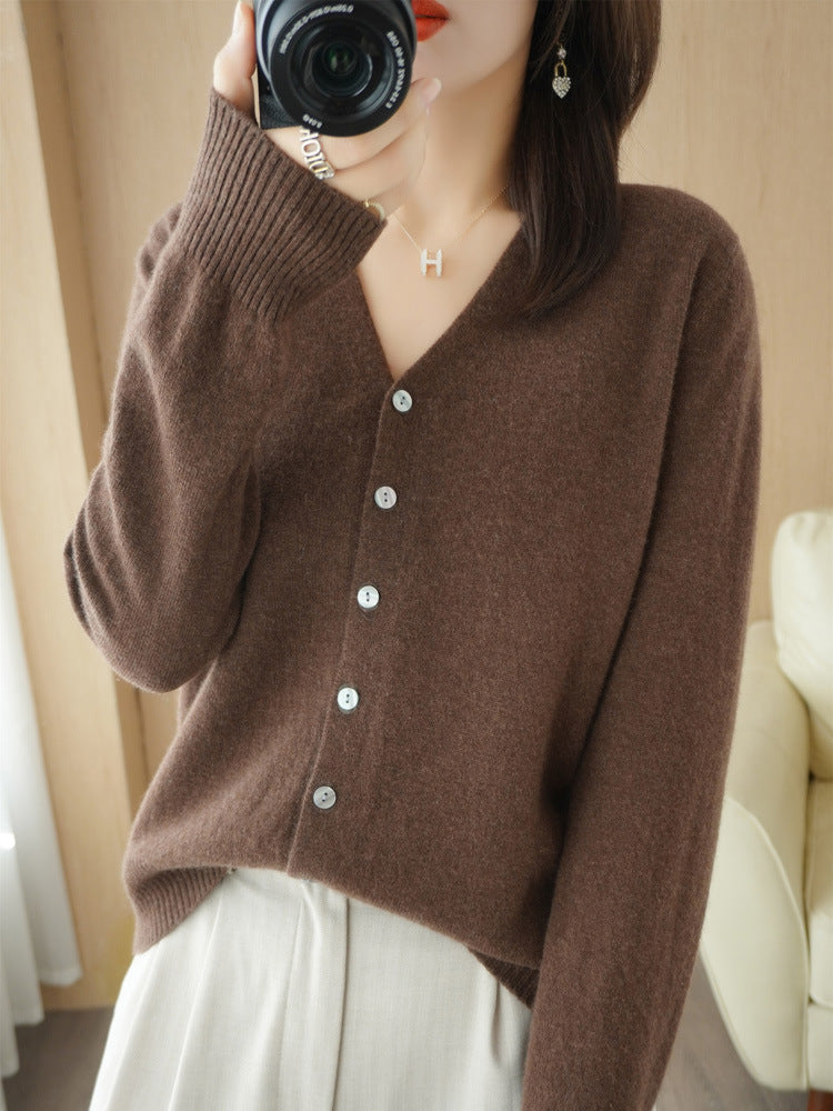 Casual Vest Met V-hals | Knoopsluiting