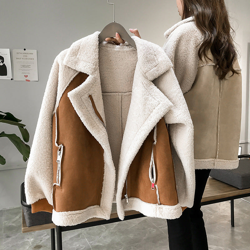 Stijlvol Tweekleurige Teddyjas | Oversized