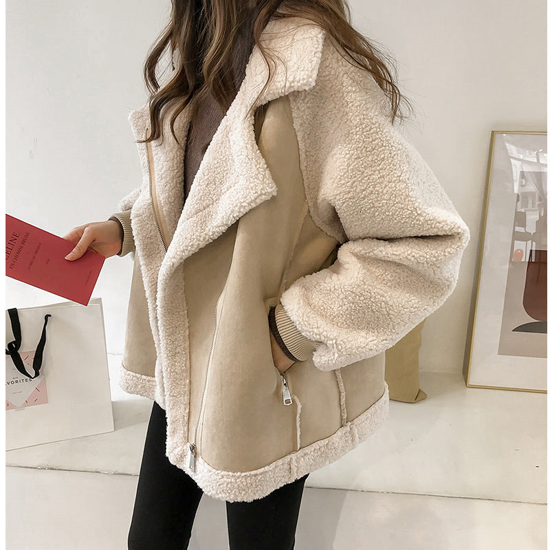 Stijlvol Tweekleurige Teddyjas | Oversized