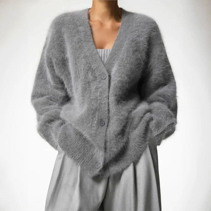 Gebreid Vest Met Knoopsluiting | Lange Mouwen