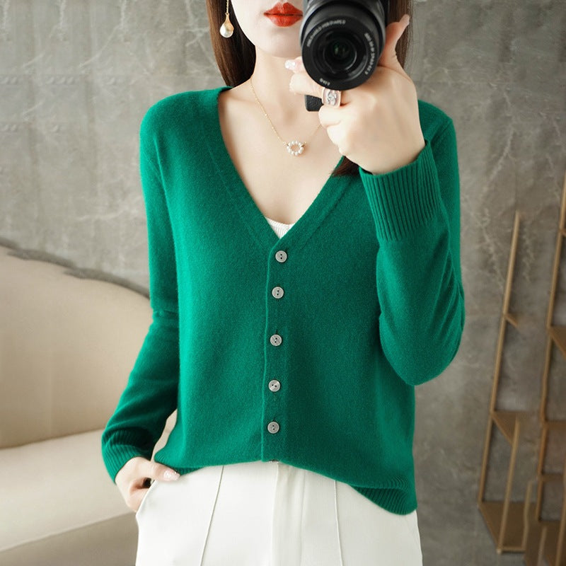 Casual Vest Met V-hals | Knoopsluiting