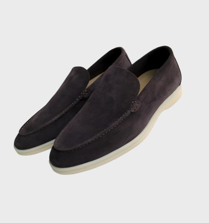 Stijlvolle zachte en comfortabele suède leren loafers voor heren - GEORGE