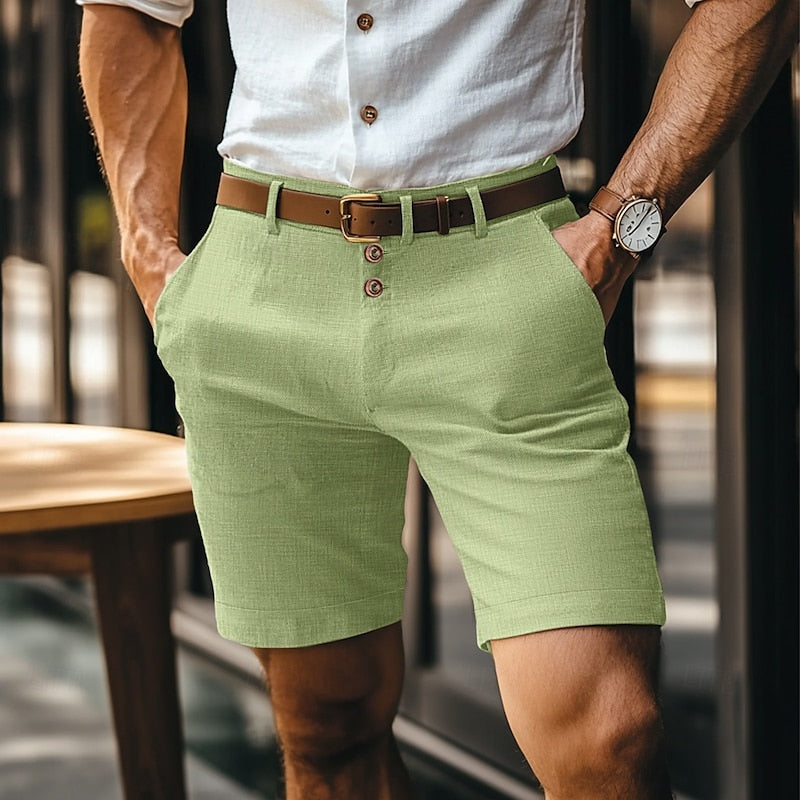 Stijlvolle Korte Broek Met Knoopsluiting Voor Heren | Zomer