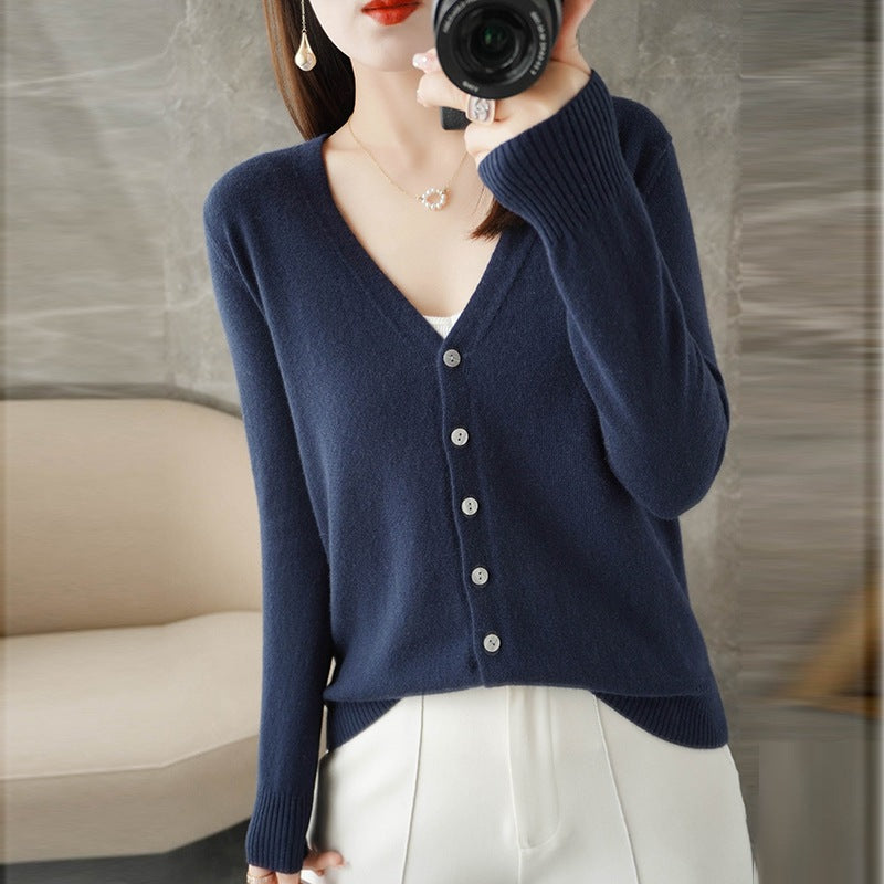 Casual Vest Met V-hals | Knoopsluiting