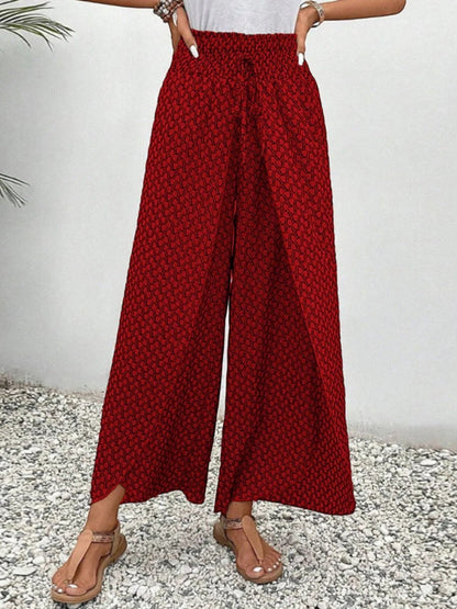 Zomerbroek Met Wijde Pijpen | Hoge Taille