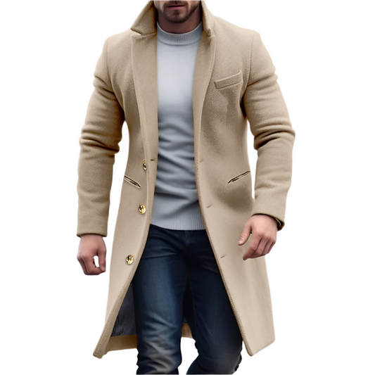 Elegante Wollen Winterjas Voor Heren - JOSH
