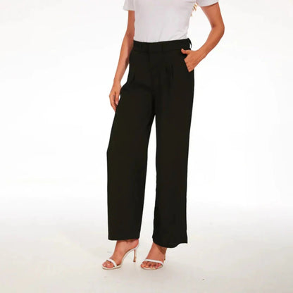 Broek Met Wijde Pijpen | Hoge Taille