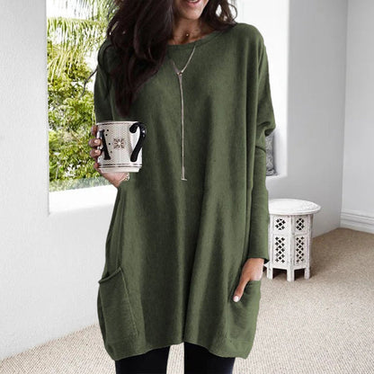 Oversized Tuniek Trui Met Zakken | Winter