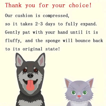 Pluche Hondenbed met Afneembare Wasbare Hoes - Zacht en Multifunctioneel Slaapmat voor Grote, Middelgrote en Kleine Honden