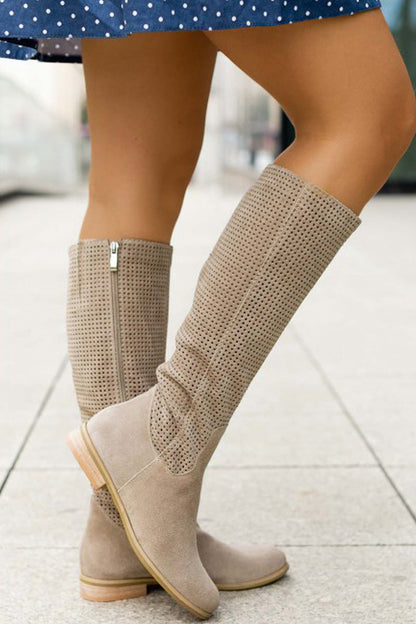 Casual Hoge Laarzen Met Rits | Winter