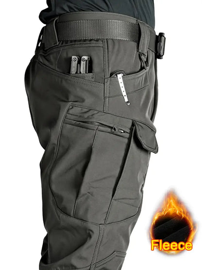 StormGuard - Tactische Fleece Gevoerde Herenbroek voor Winter Outdoor Activiteiten
