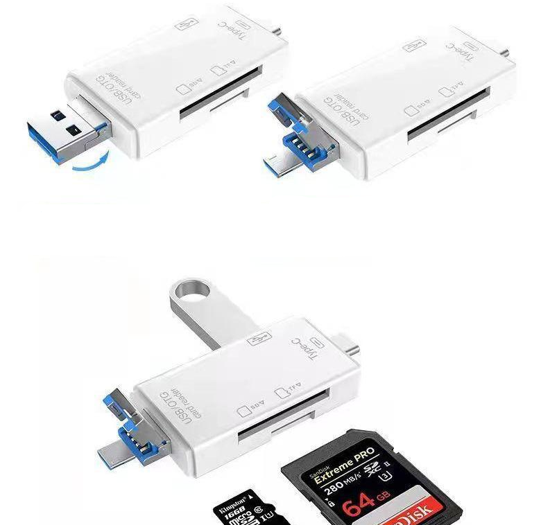 QuickTransfer USB Stick en SD Kaart Lezer – Snel Bestanden Overzetten van iPhone, Android en Meer