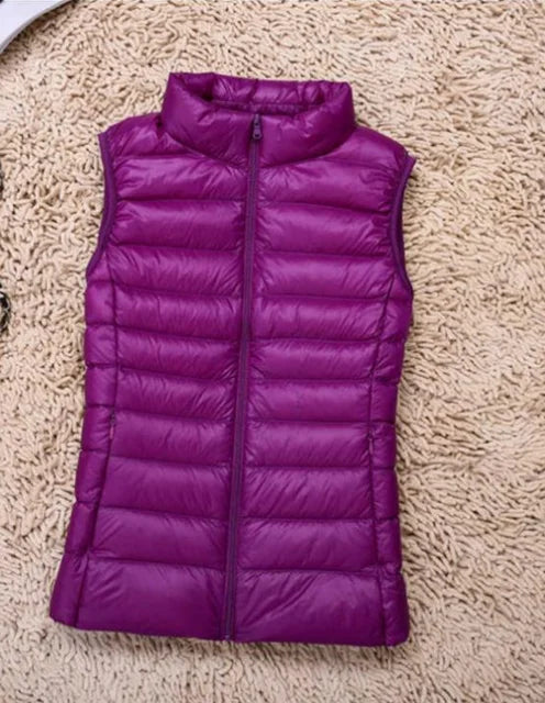 Casual Bodywarmer Met Hoge Hals | Mouwloos