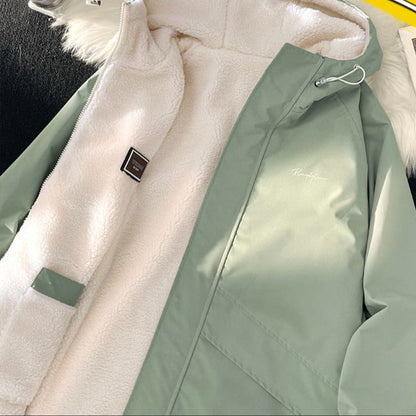 Omkeerbare Fleece Winterjas Voor Mannen | Met Capuchon