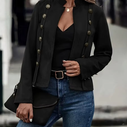 Modieus Jasje Met Knoopdetails | Kort