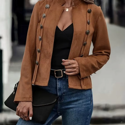 Modieus Jasje Met Knoopdetails | Kort