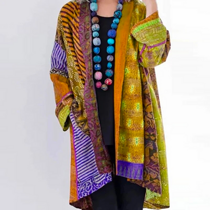 Vintage Meerkleurig Cardigan | Losse Pasvorm