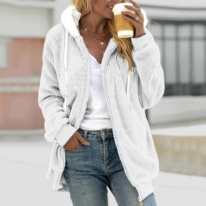 Warm Teddy Vest Met Capuchon | Winter