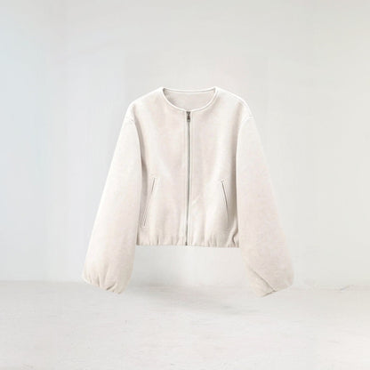 Kort Damesjasje Met Ronde Hals | Casual