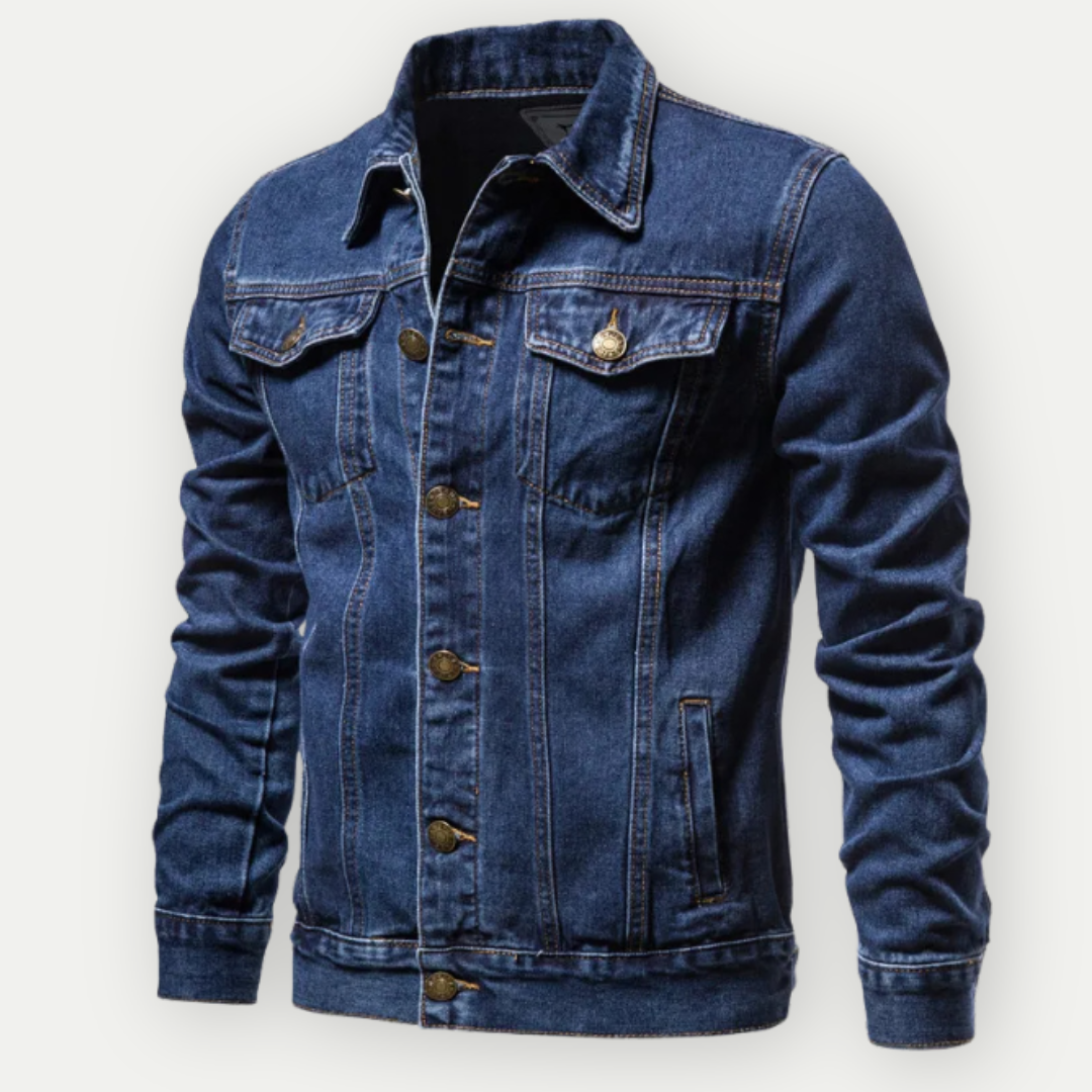 Klassieke Denim Jasje Voor Heren | Zakken