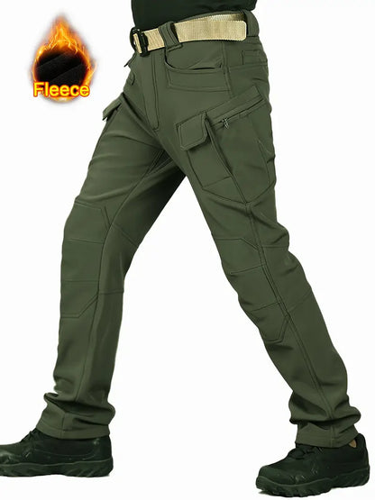 StormGuard - Tactische Fleece Gevoerde Herenbroek voor Winter Outdoor Activiteiten