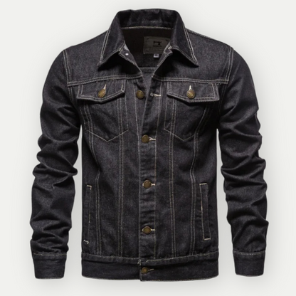 Klassieke Denim Jasje Voor Heren | Zakken