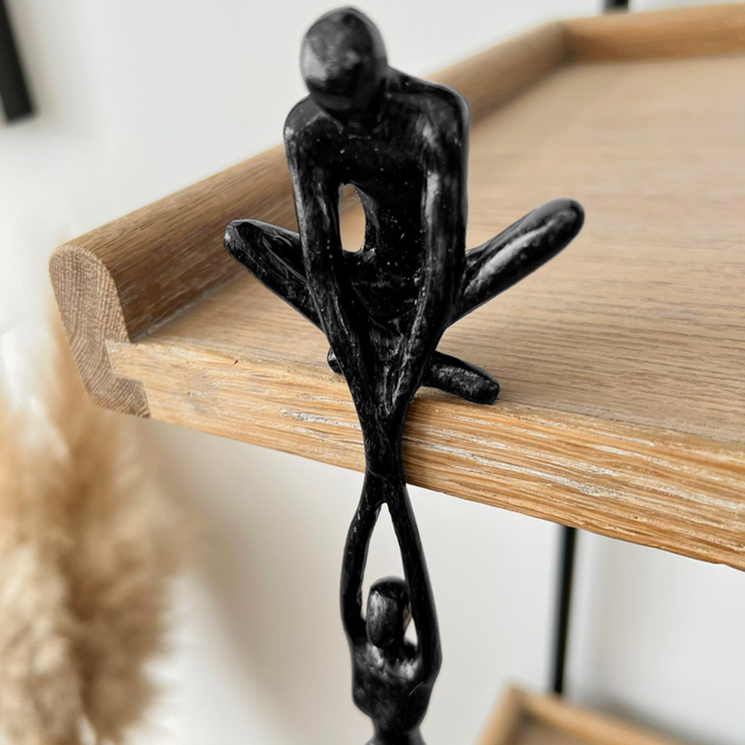 Tijdloos Duo Kunstbeeld met Symbolische Verbinding