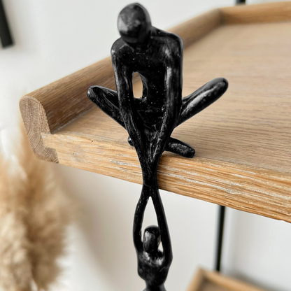 Tijdloos Duo Kunstbeeld met Symbolische Verbinding