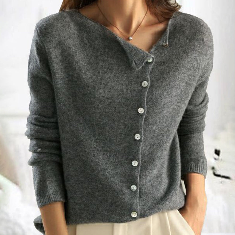 Cardigan Met Knoopsluiting | Warm