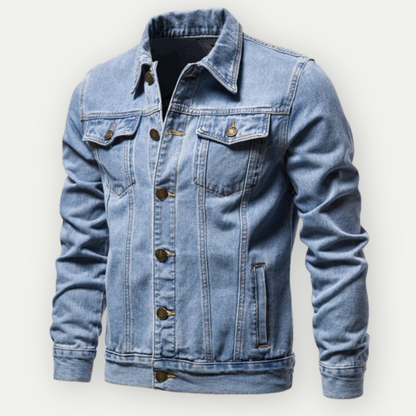 Klassieke Denim Jasje Voor Heren | Zakken