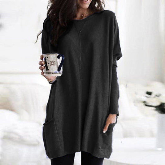 Oversized Tuniek Trui Met Zakken | Winter